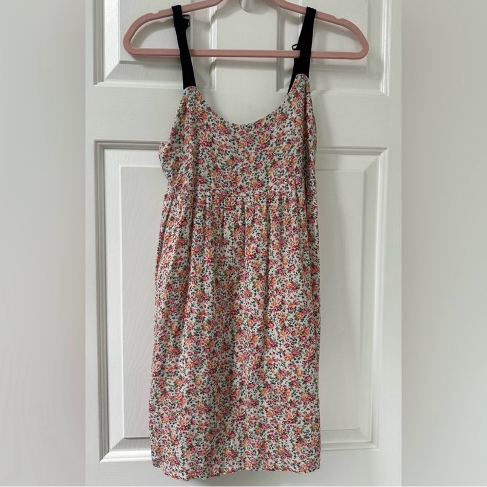 Volcom Pink and Green Sundress